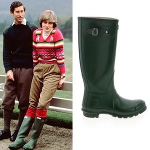 Hunter Tall Green Rain Boots
